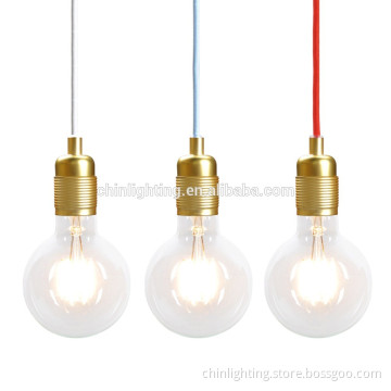 LED lighting accessory e27 hanging pendant for home decoration and commerical use